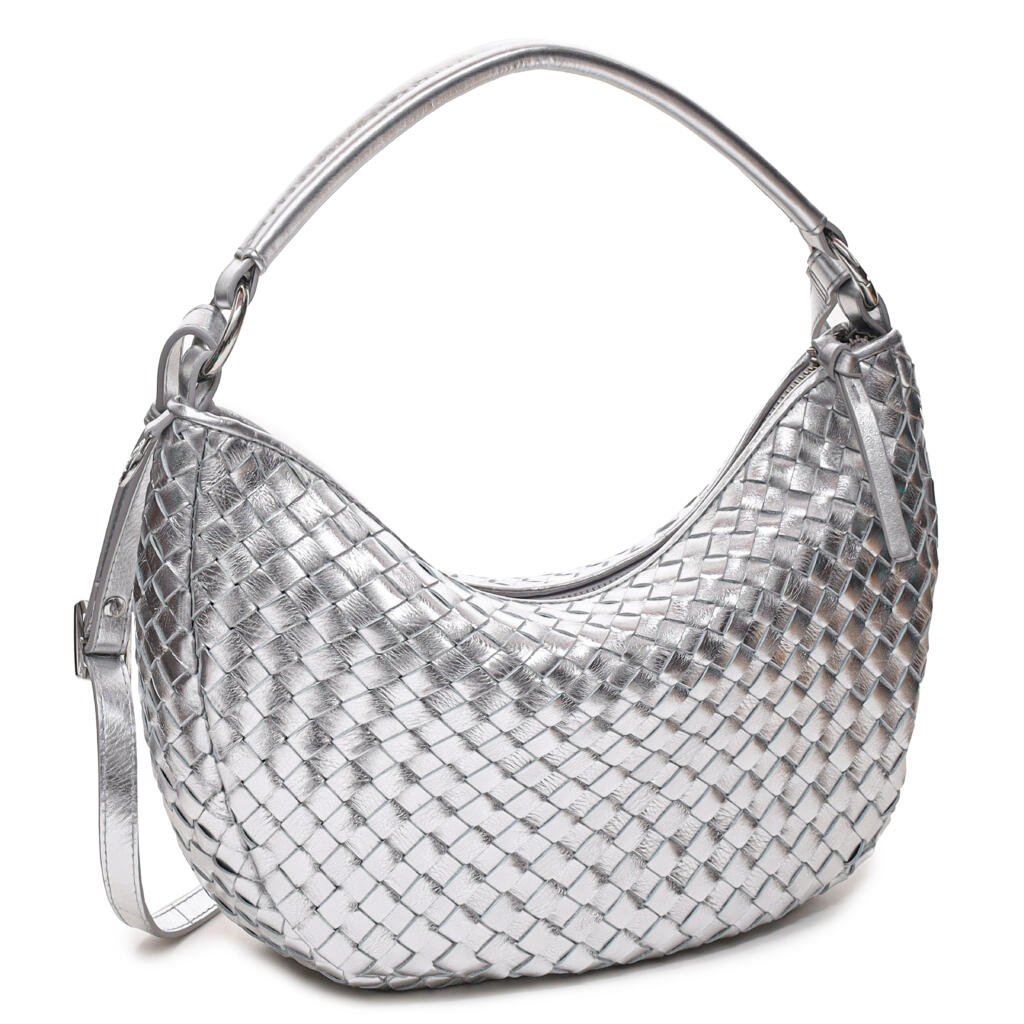 Salerno Marlin skuldertaske - sølvfarvet